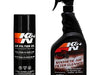 K&N Air Filter Large Size Service Kit Cleaner and Red Oil