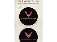 C8 Corvette Cup Holder Coaster Inserts - Set of 2-SR1 Performance
