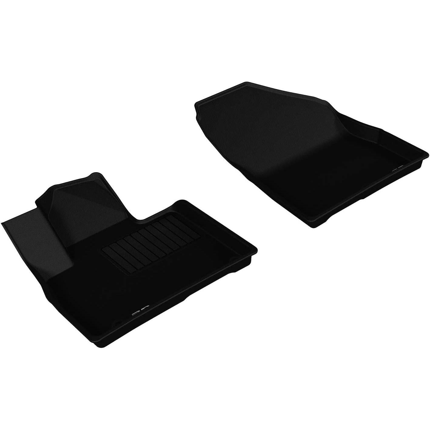 3D MAXpider Custom Fit KAGU Floor Mat (BLACK) for 2016-2020 KIA SORENTO 7-SEAT - 1ST ROW 2ND ROW 3RD ROW-SR1 Performance