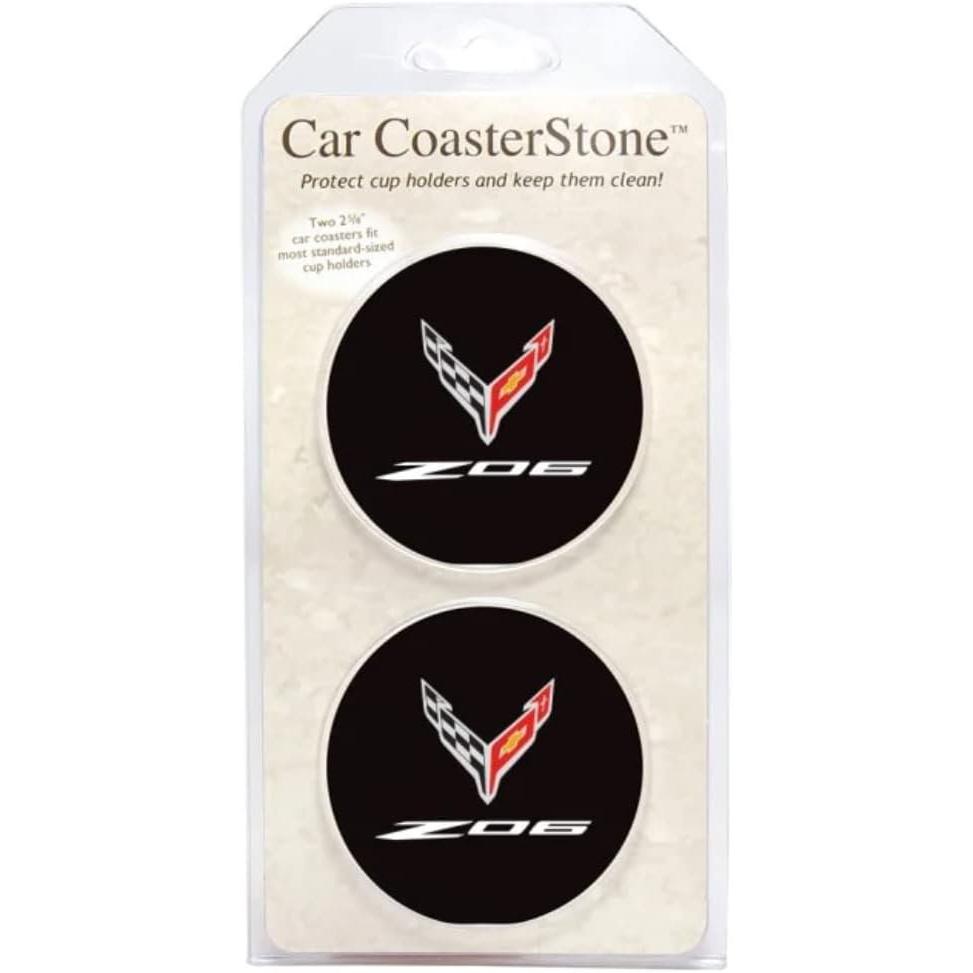 C8 Z06 Corvette Cup Holder Coaster Inserts - Set of 2-SR1 Performance