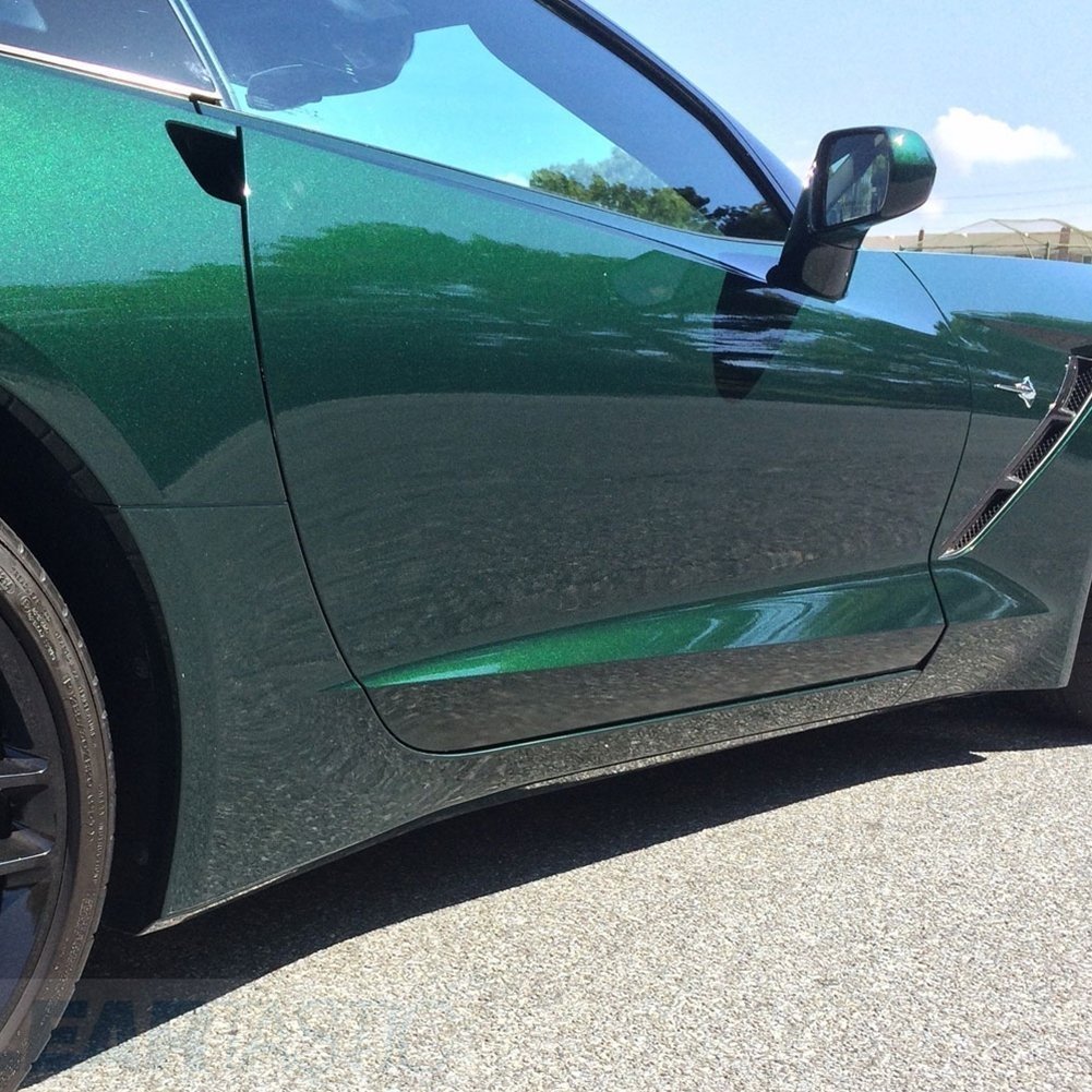 Corvette Cleartastic Exterior Rocker Panel & Lower Door Clear Film Kit - Paint Protection : C7 Stingray, Z51-SR1 Performance