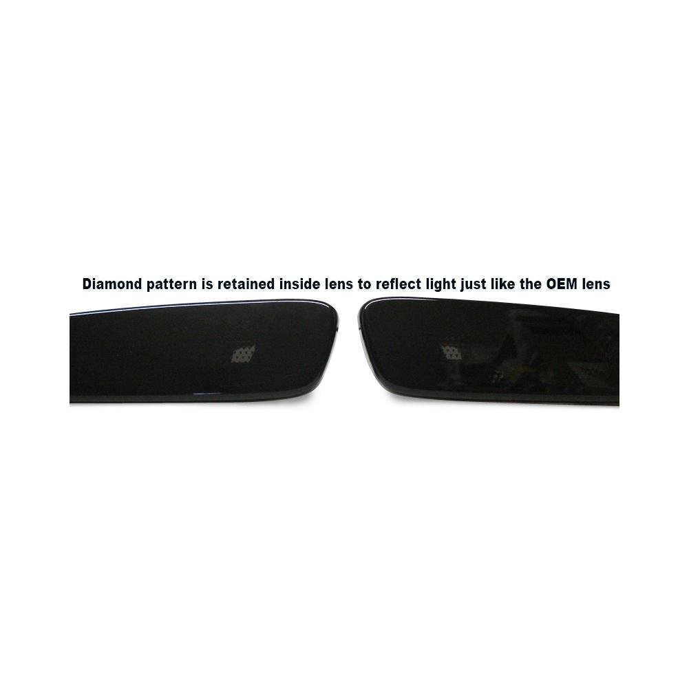 Corvette Replacement Side Marker Light 2 Pc. (Set) - Front or Rear Smoked : 2005-2013 C6, Z06, ZR1 & Grand Sport (Front Side Markers)