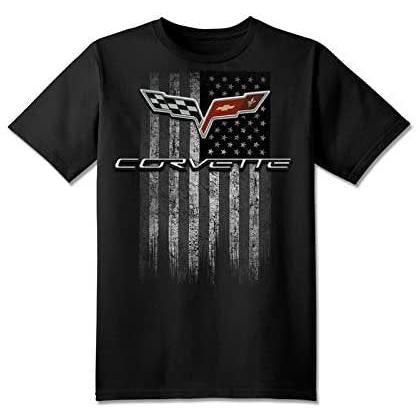 C6 Corvette American Legacy Men's T-Shirt - Black-SR1 Performance