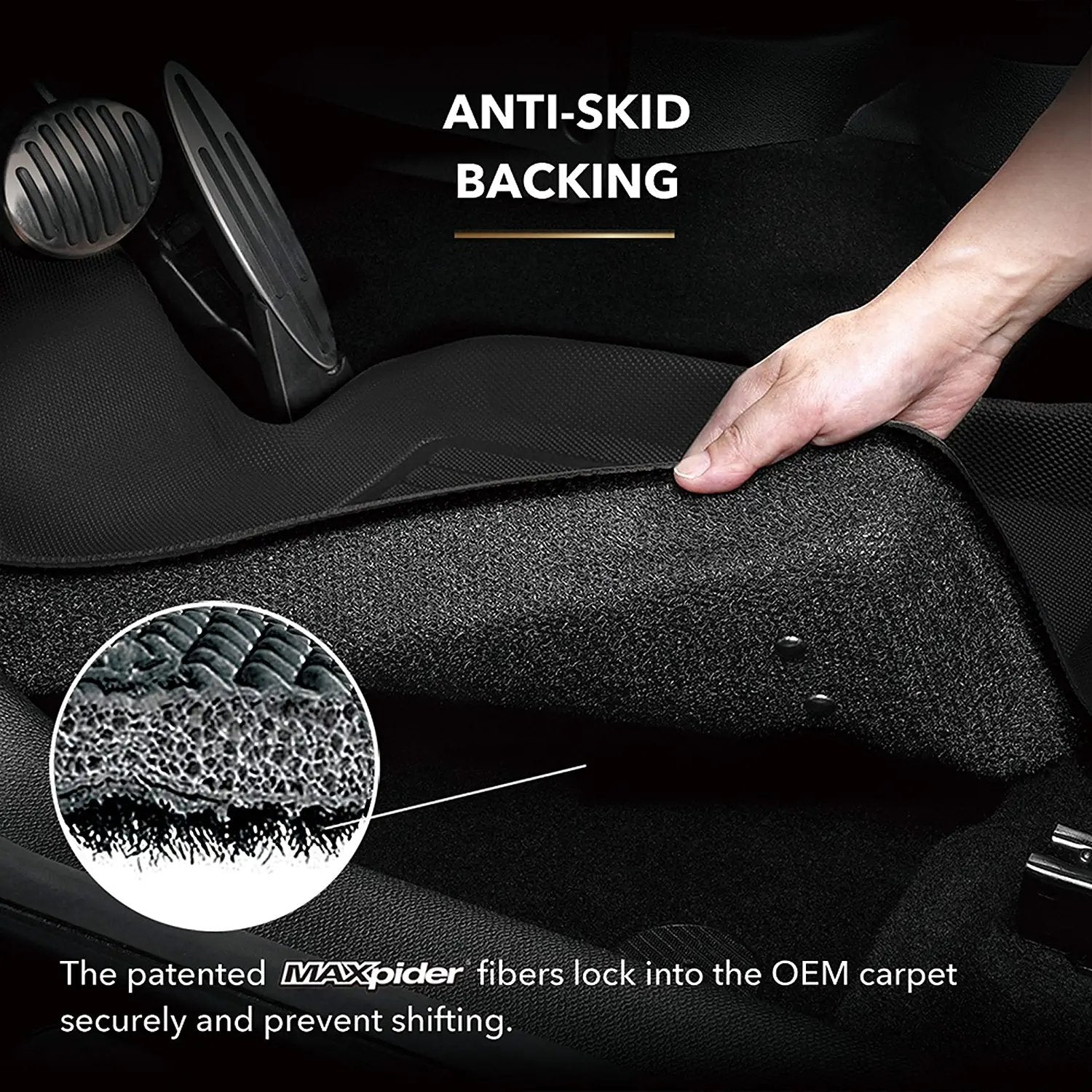 2018-2022 Audi Q5 3D MAXpider All-Weather Floor Mats Kagu Black-SR1 Performance