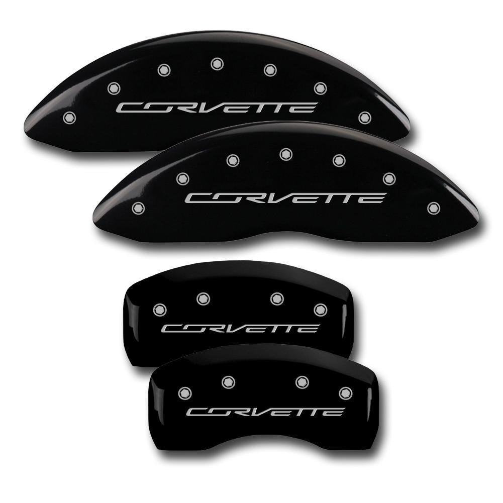 C7 Corvette Stingray Brake Caliper Cover Set with "CORVETTE" Script