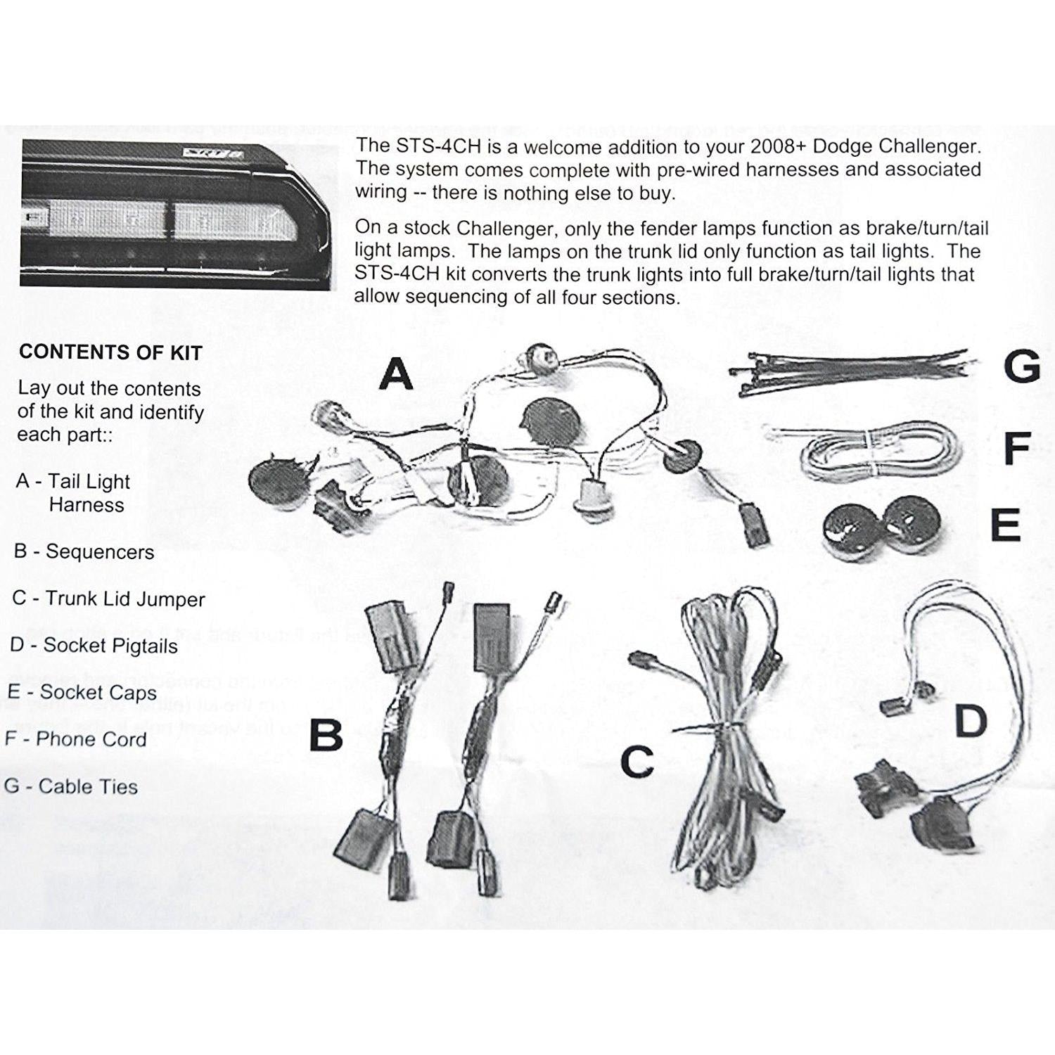 Challenger 2008-2014 Sequential Turn Harness-SR1 Performance