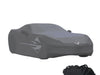 2014-2019 C7 Corvette Outdoor Car Cover Black with Large Stingray Fender Logos + Storage Bag