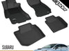 2015-2019 Subaru WRX/WRX STI 3D MAXpider Kagu 1st & 2nd Row Floormats - Black