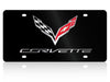 C7 Corvette License Plate - Stainless Steel