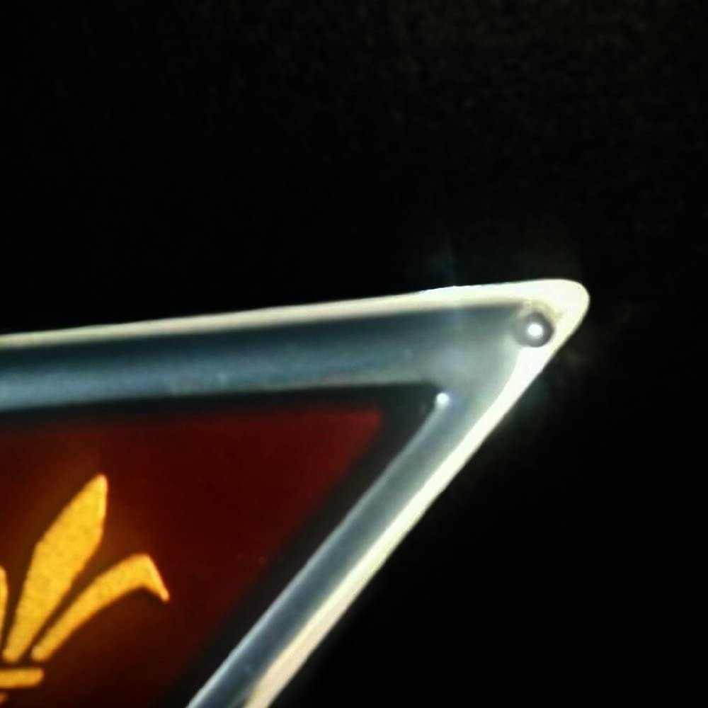 C6 Corvette Crossed Flag Metal Underhood Emblem Sign-SR1 Performance