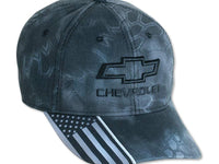 Chevrolet 3D Bowtie American Flag Camo Hat-SR1 Performance