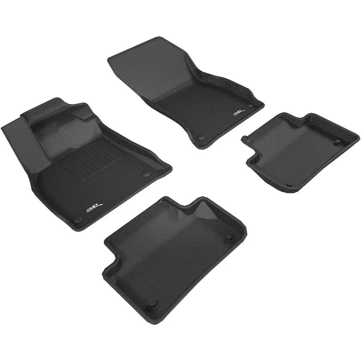 2018-2022 Audi Q5 3D MAXpider All-Weather Floor Mats Kagu Black-SR1 Performance