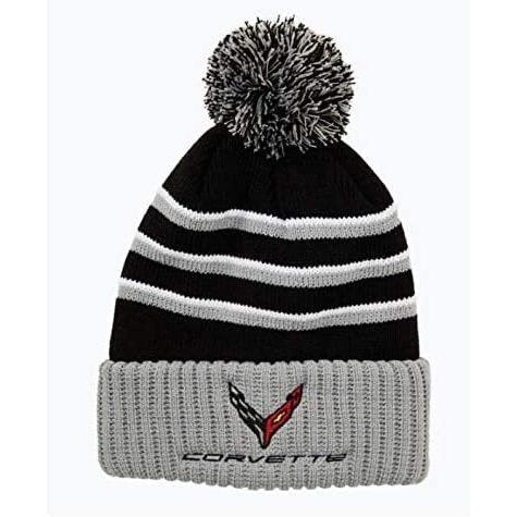C8 Corvette Next Generation Beanie with Pom-SR1 Performance