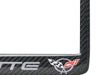 Corvette Z06 405HP License Plate Frame - Carbon Fiber : C5 Z06