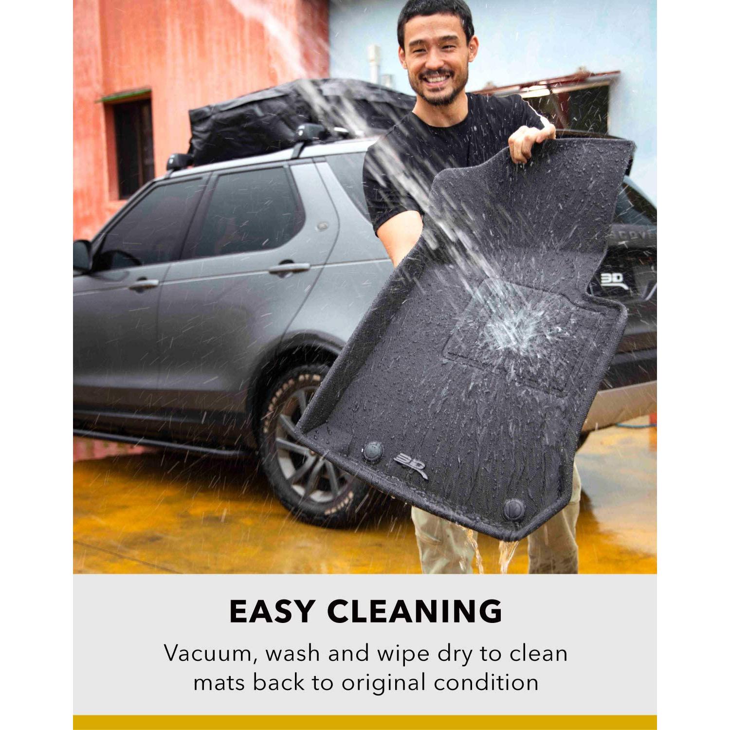 2021-2022 Tesla Model Y 3D MAXpider All-Weather Floor Mats Custom Fit - Black-SR1 Performance