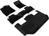 3D MAXpider Complete Set Custom Fit All-Weather Floor Mat for Select Chevrolet Traverse Models - Kagu Rubber