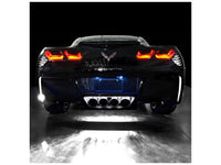 Corvette Rear Fascia/Exhaust LED Lighting Kit : C7 Stingray, Z51 (Orange / Super Bright)-SR1 Performance