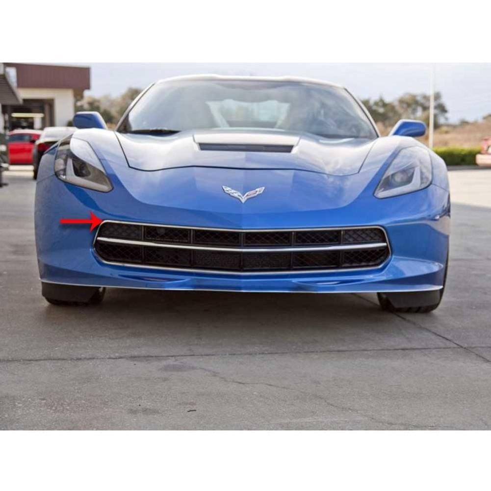 Corvette Front Grille Factory Trim Ring Polished : C7 Stingray, Z51, Z06, GS-SR1 Performance