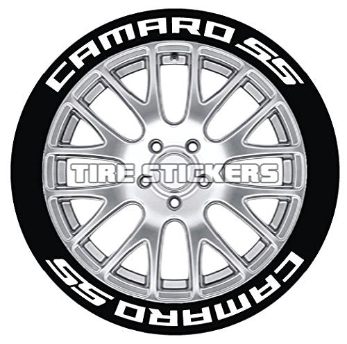 Camaro Tire Stickers - Permanent 1" (Camaro SS)