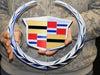 Cadillac Emblem Metal Sign 2 Pc (19" x 18")