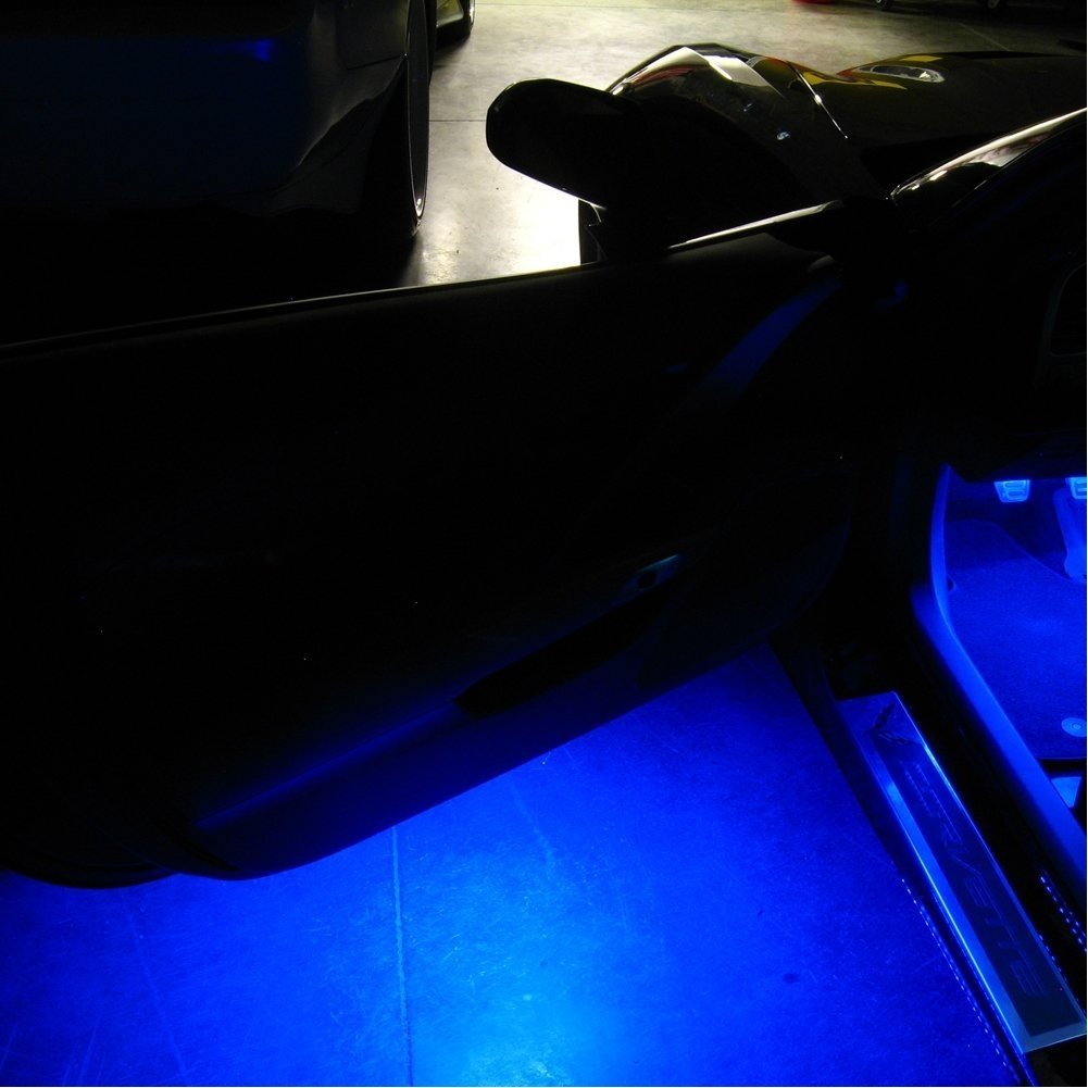 Corvette Under Door/Puddle LED Lighting Kit : C7 Stingray, Z51, Z06 (Orange)-SR1 Performance