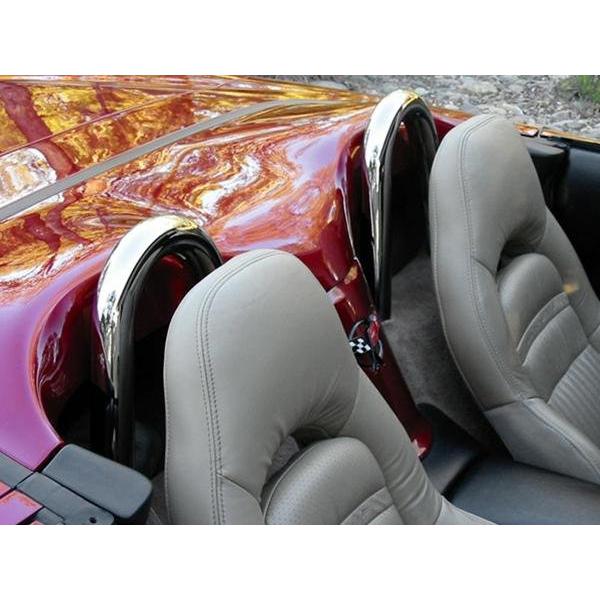 Corvette Seat Back Hoop Set - Chrome : C5 & Z06-SR1 Performance
