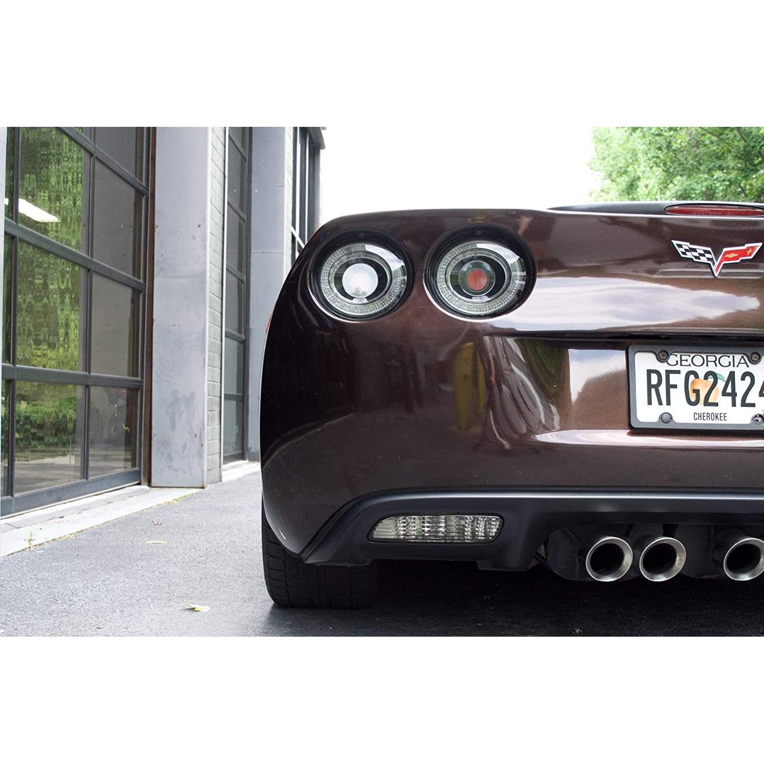 Morimoto XB LED Taillights (Smoked Lens), Plug and Play Housing Upgrade, fits 2005-2013 Chevy Corvette C6, DOT Approved Assembly, LED Sequential Turn Signals, Brake, Reverse Lights (1x LF461.2)-SR1 Performance