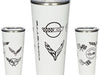 C1-C8 Corvette Generations Stainless Steel Tumbler Mug - White