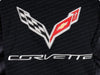 C1-C7 Corvette All Logo Collage Twill Jacket - Black