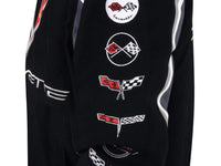 C1-C7 Corvette All Logo Collage Twill Jacket - Black-SR1 Performance
