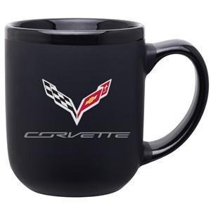 C7 Corvette Logo Coffee Mug - Black