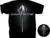 C7 Corvette Script w/Stingray Logo T-shirt : Black