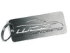 West Coast Corvette Keychain - Stainless Steel