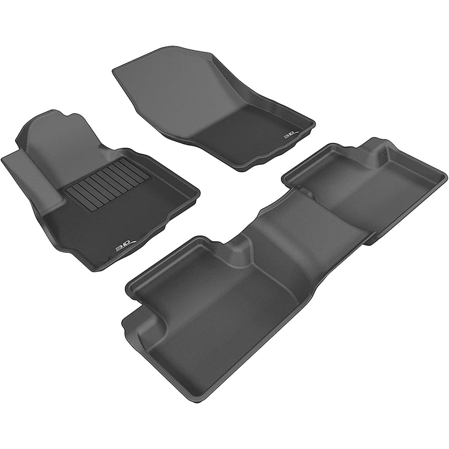 3D MAXpider All 2 Row Floor Mat for Select Mitsubishi Outlander Sport Models-SR1 Performance