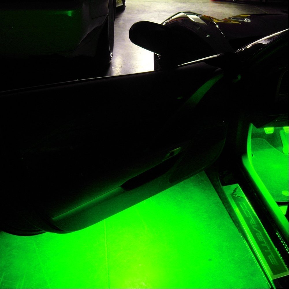 Corvette Under Door/Puddle LED Lighting Kit : C7 Stingray, Z51, Z06 (Orange)-SR1 Performance