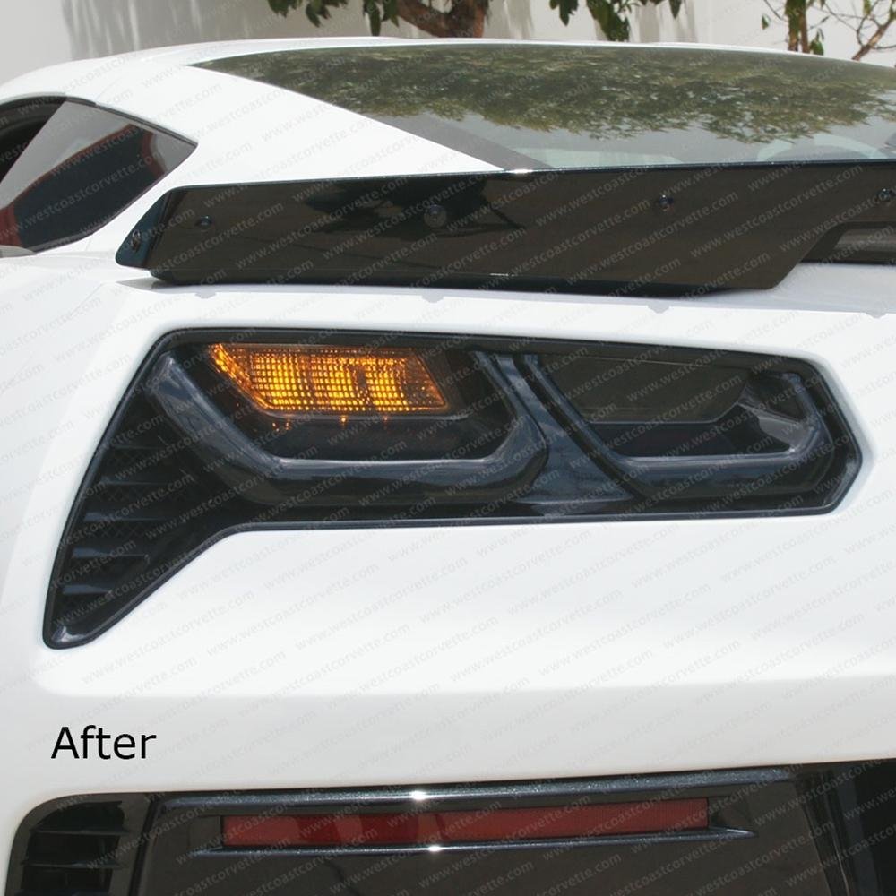 Corvette Blackout Kit - Molded Acrylic Rear Taillights : C7, Stingray, Z51, Z06, Grand Sport-SR1 Performance