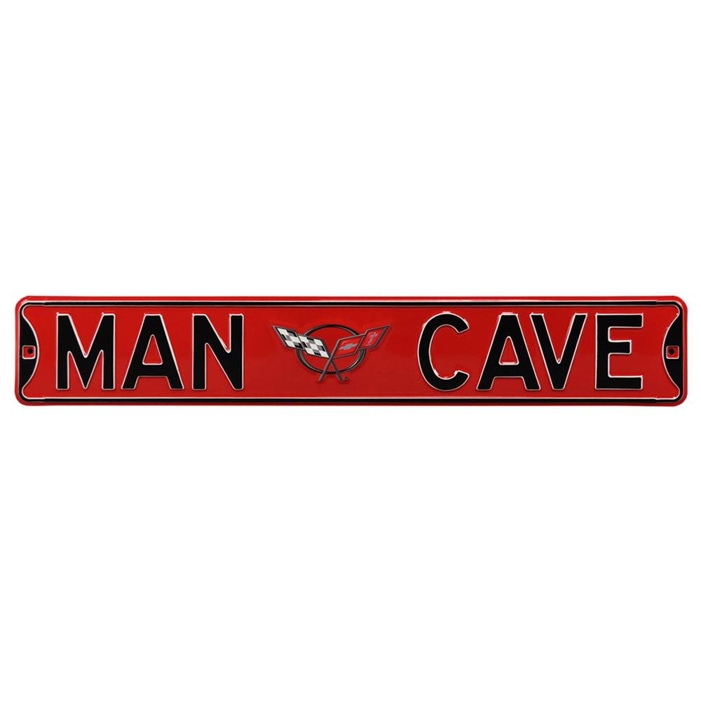 C5 Corvette Man Cave Street Sign - 6" x 36"