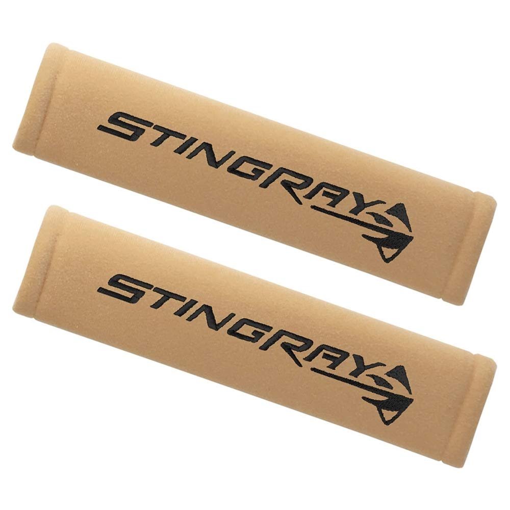 Corvette Seatbelt Harness Pad : C7 Stingray (Yellow)-SR1 Performance