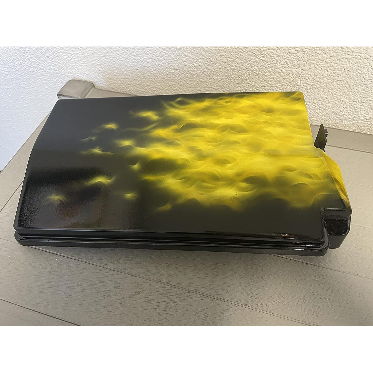 SR1 Performance Custom Air Brushed GM Fuse Lid with Yellow Flames Compatible for 2010-2015 Camaro V6 & V8-SR1 Performance