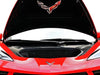 2020-2024 C8 Corvette Trunk/Frunk Crossed Flag Metal Under Hood Emblem