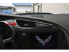 American Car Craft C7 Corvette Stingray Dash A/C Vent Trim 2Pc Polished