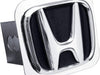 Black Honda Logo Hitch Cover 2" Hitch Receivers Cover Plug Stainless Steel