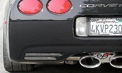 Corvette Rear Bumper Screen 2 Pc. (Set) : C5 & Z06