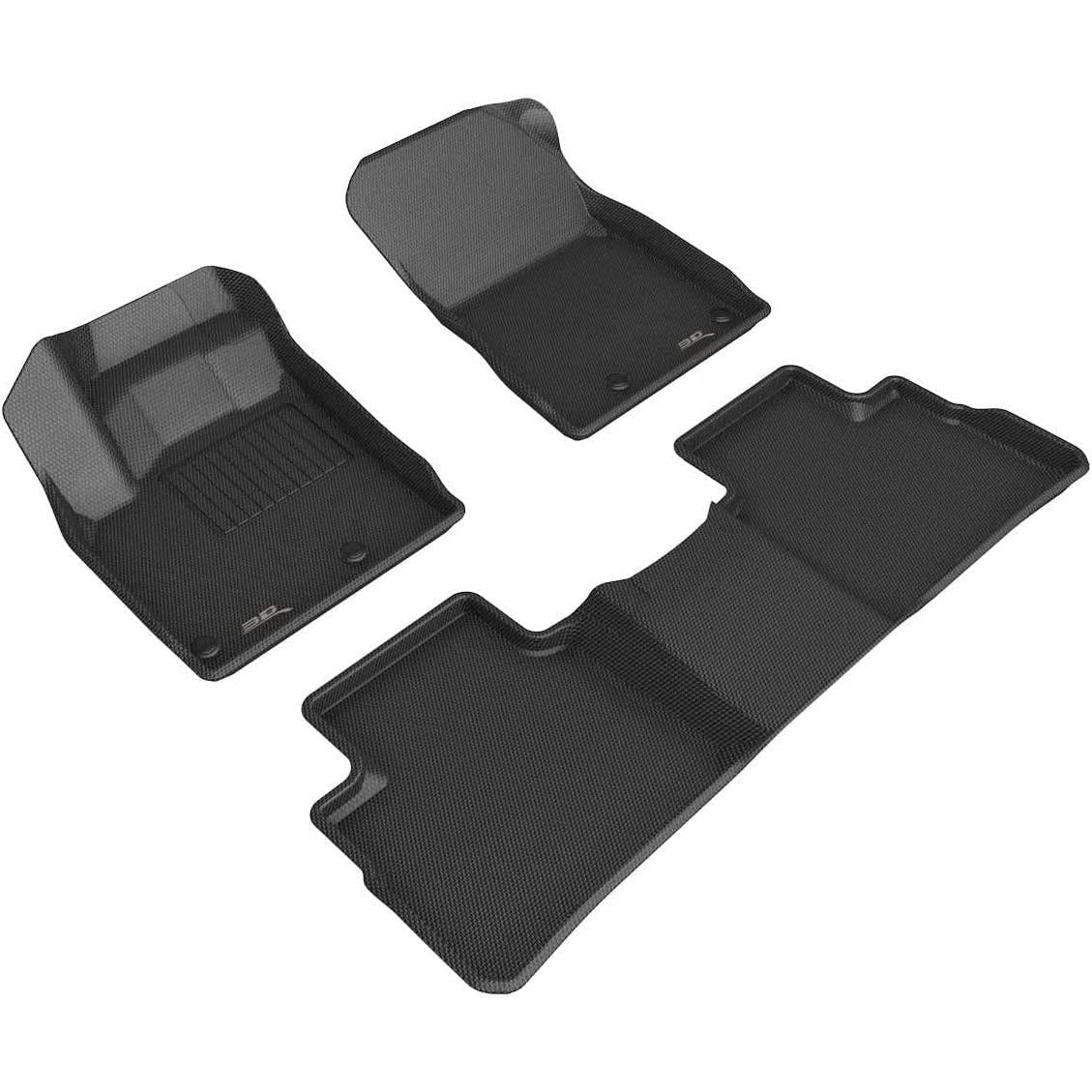 2021-2022 Nissan Rogue 3D MAXpider All-Weather Floor Mats - Black-SR1 Performance