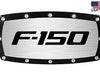 Ford F-150 Tow Hitch Cover - Billet Aluminum with Black Trim