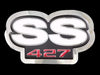 Chevrolet Super Sport SS 454 Badge Stainless Steel Wall Sign - 10" x 17"