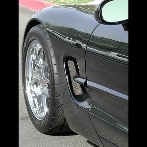 Corvette Side Fender Screen 2 Pc. (Set) : C5 & Z06