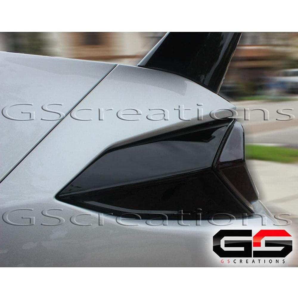 Corvette Rear Tail Light Molded Rear Blackout Smoked Covers : C8 Stingray, Z51-SR1 Performance