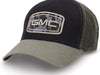 GMC Camo Patch Cap - Black Twill Hat w/Olive Visor