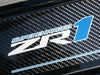 Corvette Door Sill Plates - Carbon Fiber with ZR1 Logo
